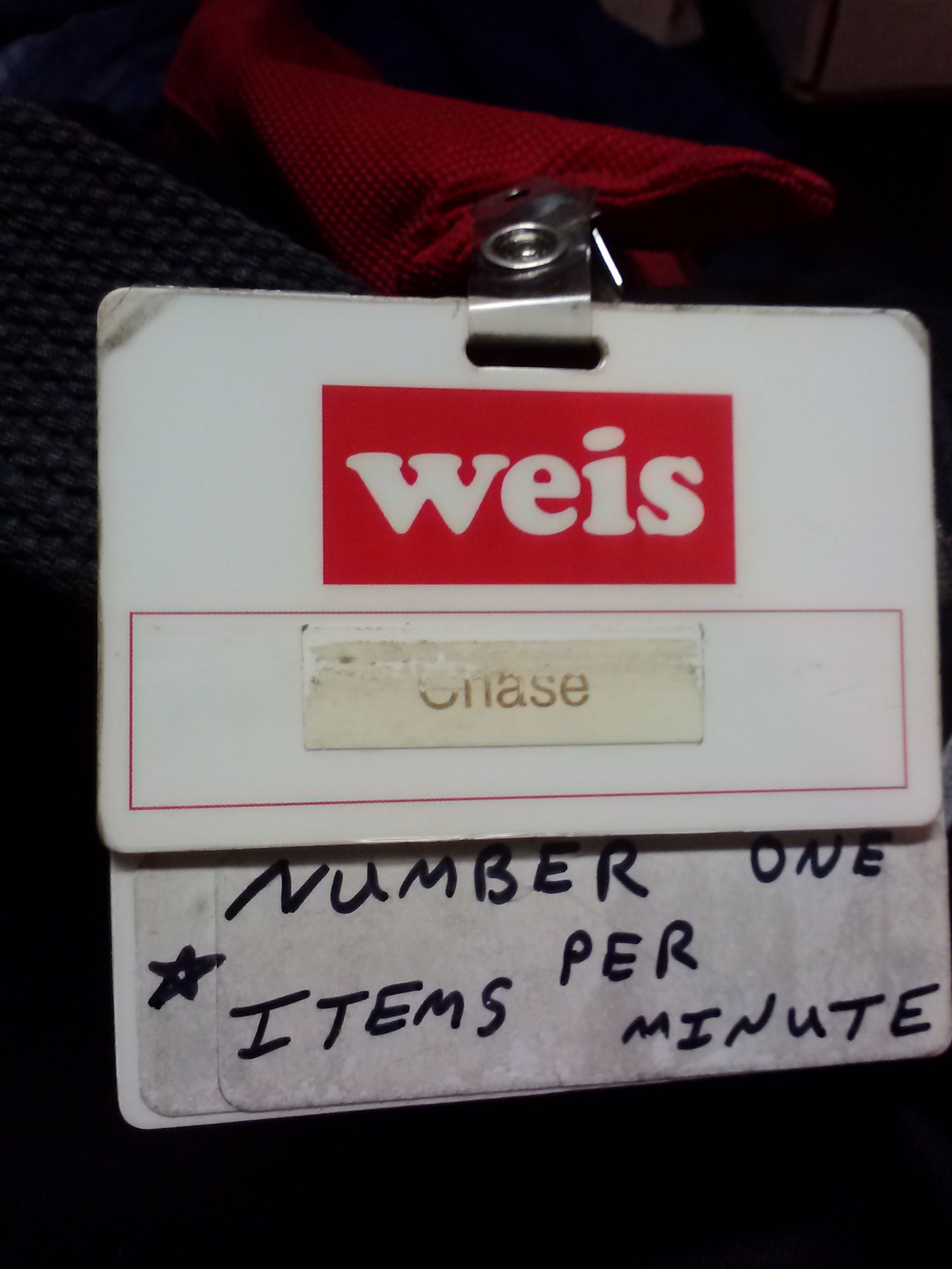 I never thought I would work there long enough to need a new badge!