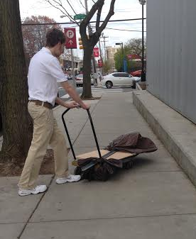 Chase transporting parts for the Food Computer!