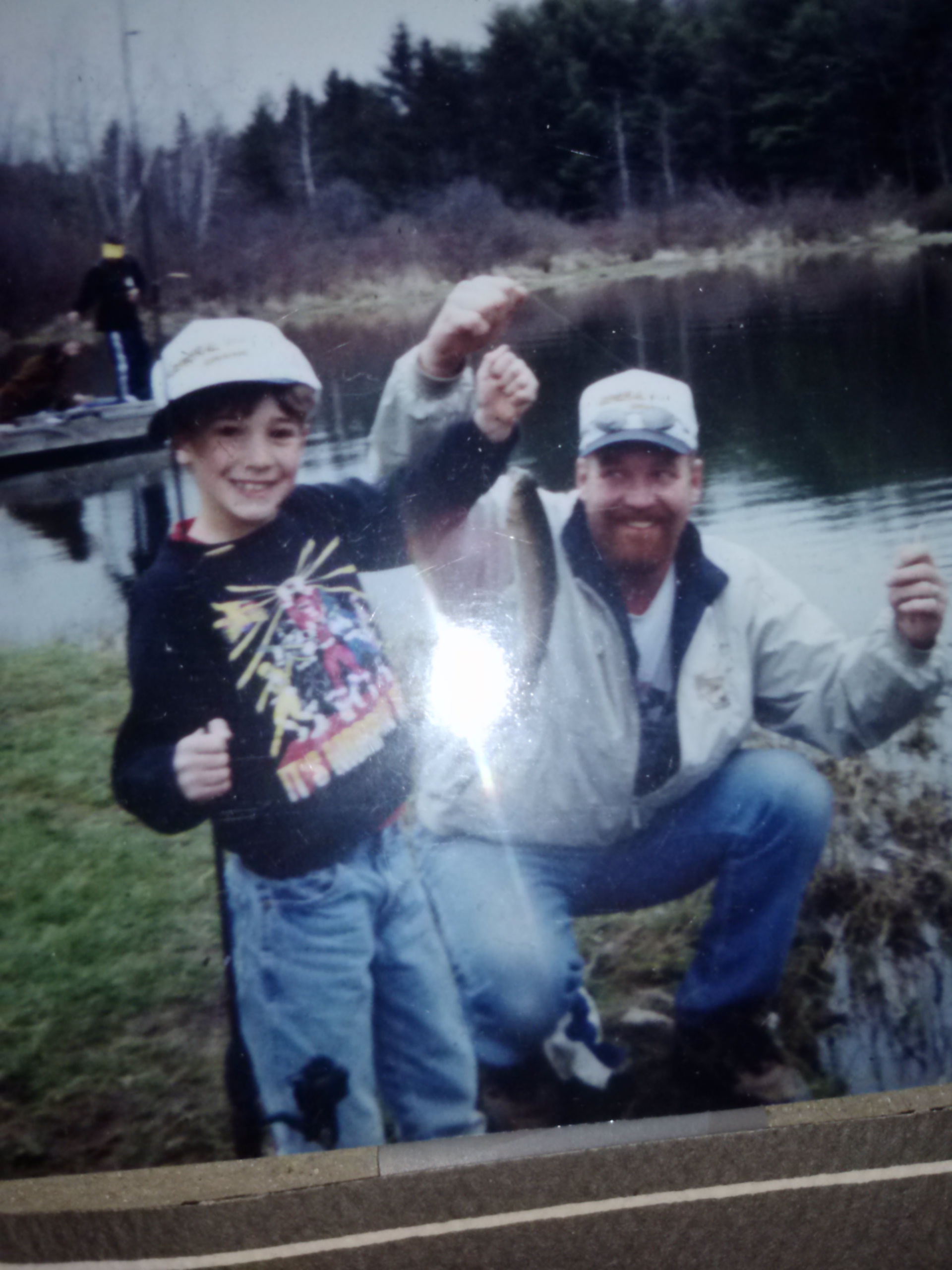 My Dad got me HOOKED on fishing!